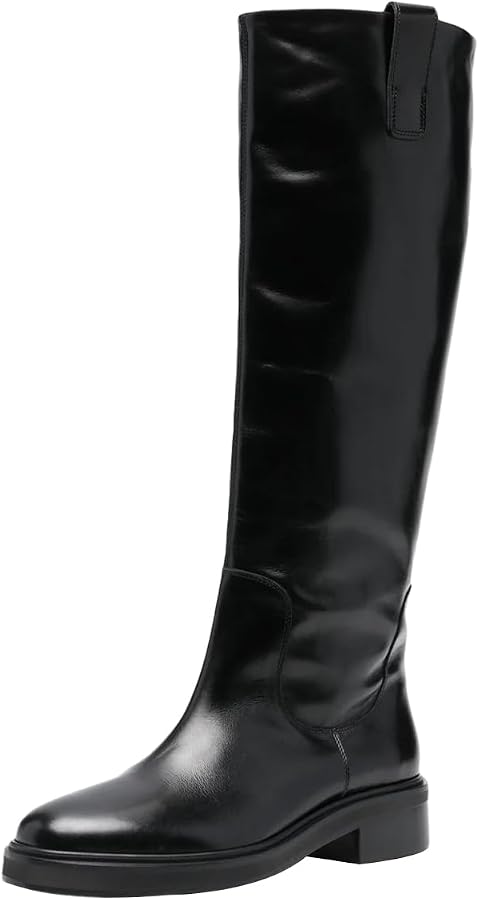 Amazon.com | FOWT Women Platform Round Toe Knee High Boots Comfy